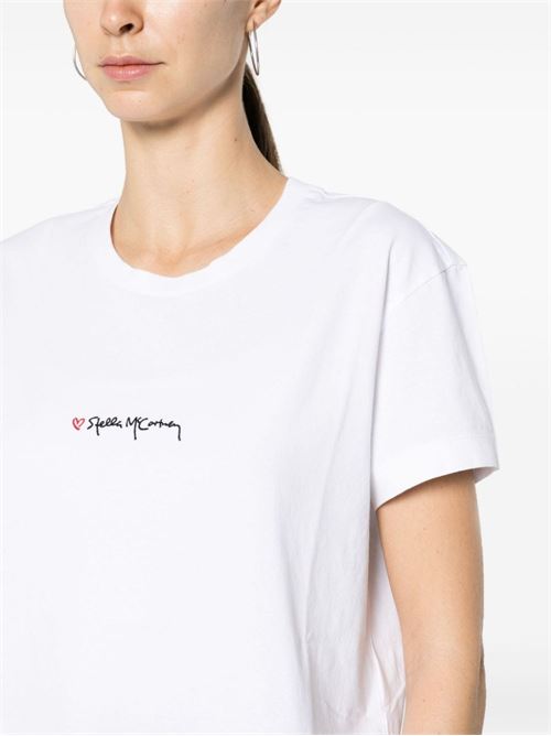 T-shirt with logo STELLA MCCARTNEY | 6J02733SPY529000